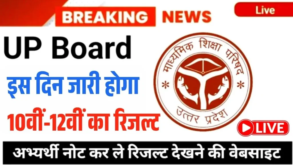 UP Board 10th 12th Result 2026